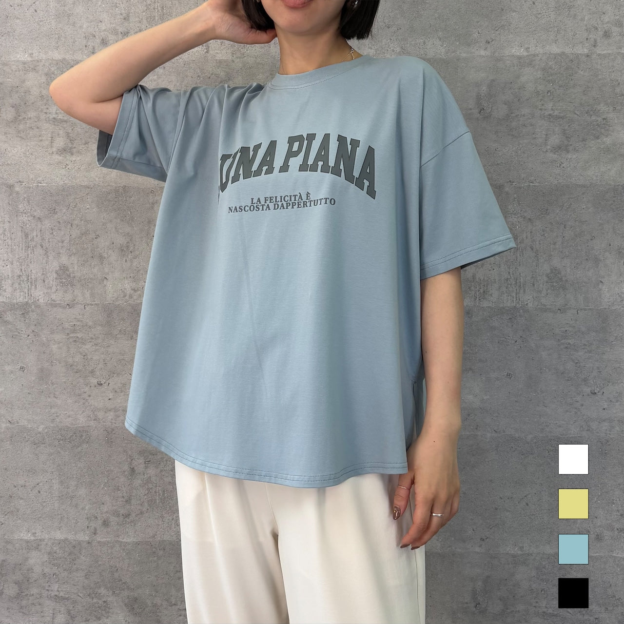 【Anna Kerry】ハーフスリーブロゴTシャツ/85261915