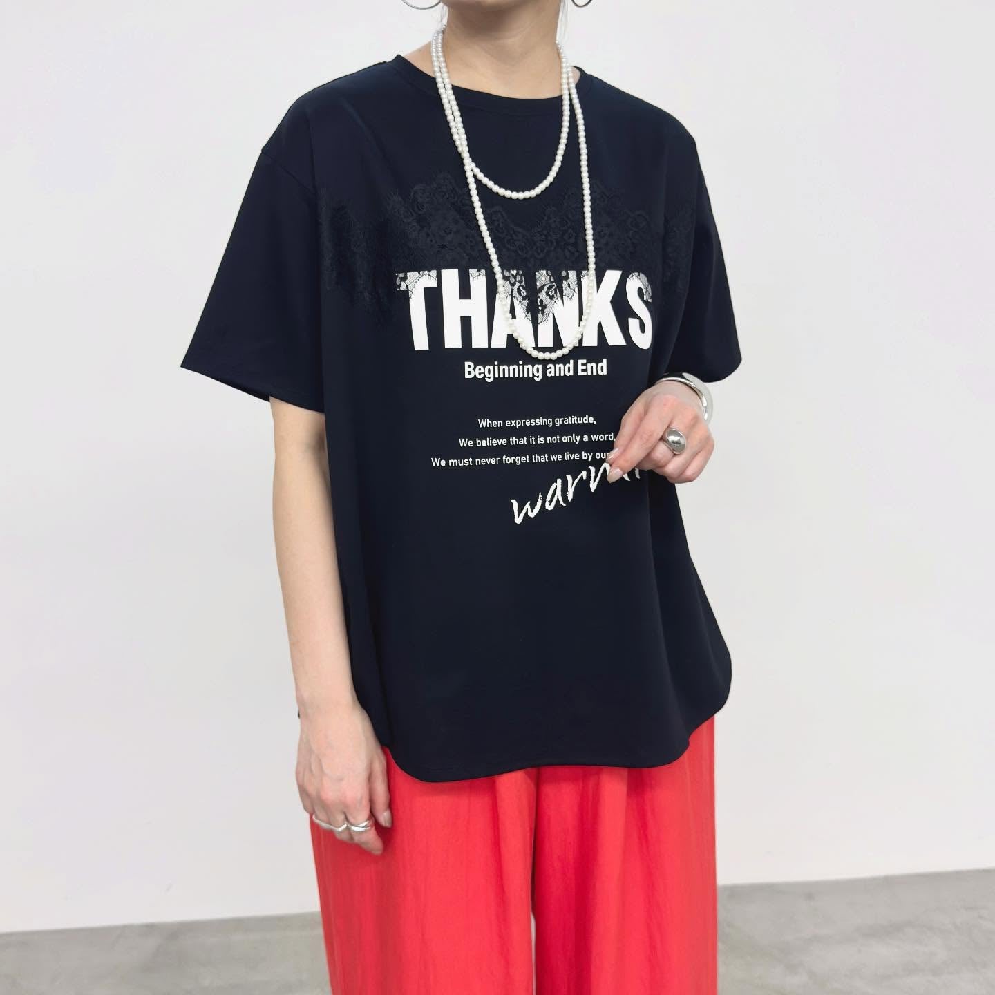 【NUS】ZOCCONポンチ×アイラッシュレースロゴT/610-35043