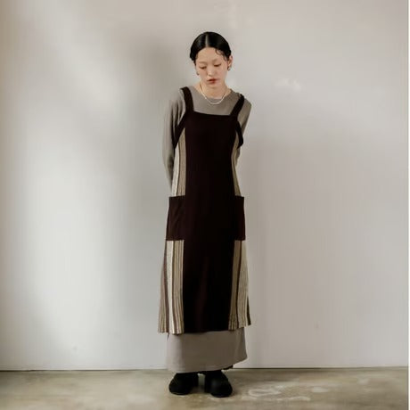 【AGAWD】フロントボタンワンピース /2401-441425