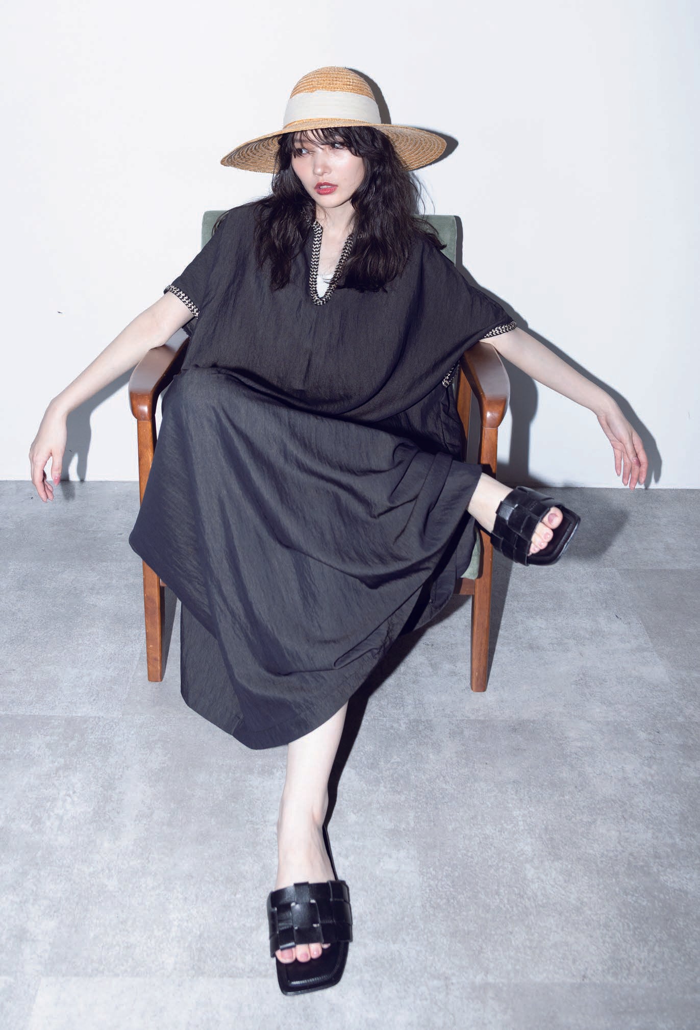 【MARGAUX VINTAGE】カフタンドレス/MG OP-26041-S