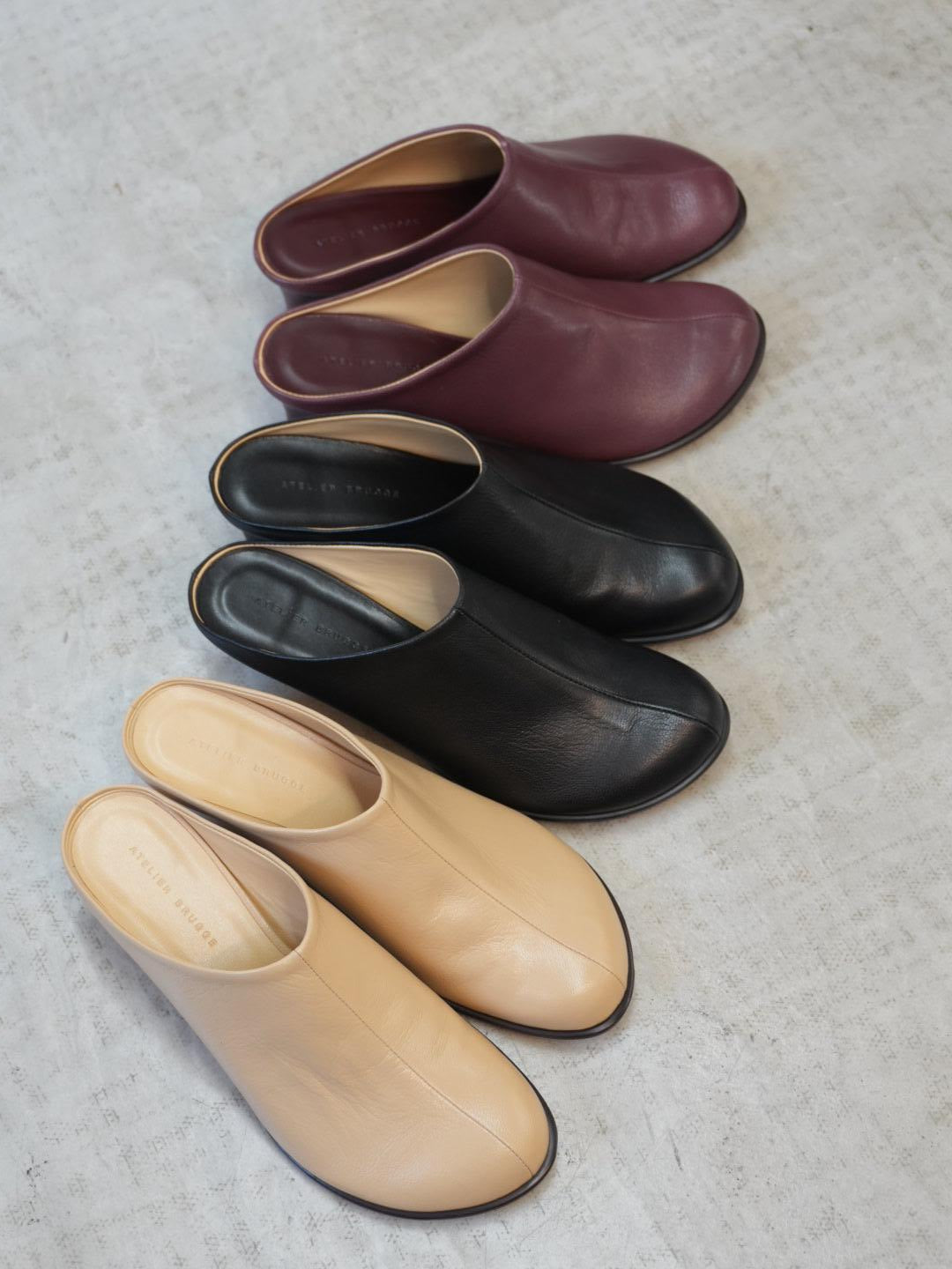 【ATELIER BRUGGE】オブリークミュール/26KS-47