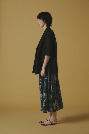 【ANGELINA】五分袖オーバージャケット/26163-6063M