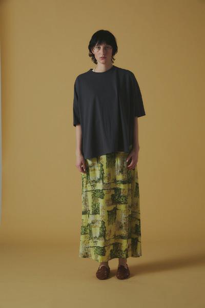 【ANGELINA】チェックプリントギャザースカート/26163-8087WC