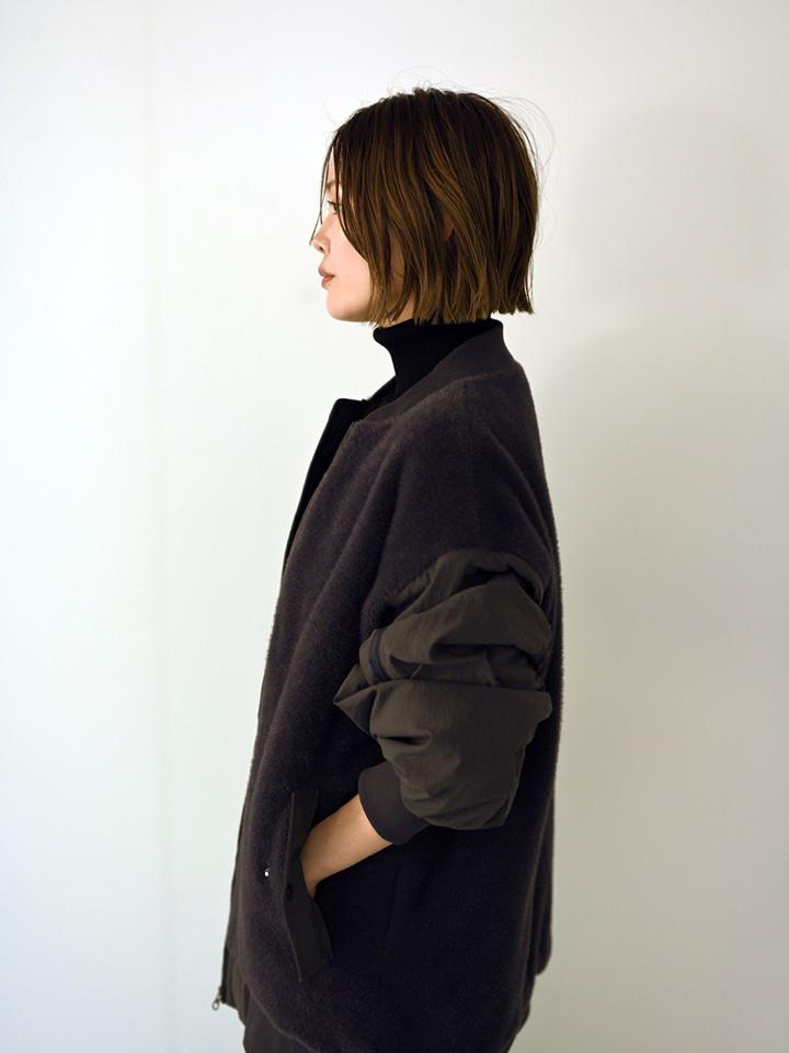 【HERENCIA】異素材ボアMA-1/H125305