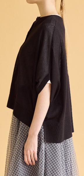 【SUGAR ROSE】ポンチョクルーカーディガン/266100