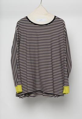 【再入荷】【WYTE】ハイツイストボーダーΔラインプルオーバー/12-40110