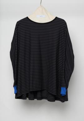 【再入荷】【WYTE】ハイツイストボーダーΔラインプルオーバー/12-40110