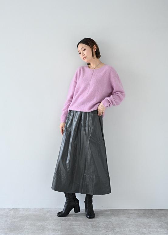 【HERENCIA】エアリータッチカシミヤウールニット/H625309