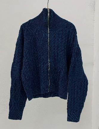 【WYTE】ケーブルニットジップブルゾン/11-30020