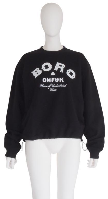 【Ordinary】"B O R O"スウェットシャツ/BO26-605T