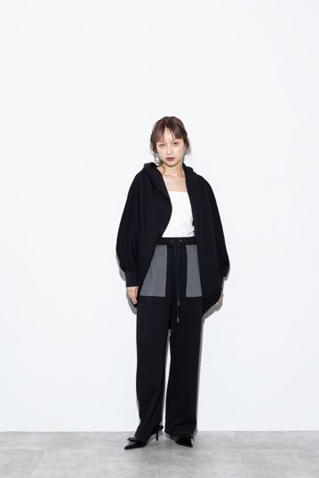 【MARGAUX VINTAGE】ダンボールニットベイカーパンツ/MG PT-26133-A