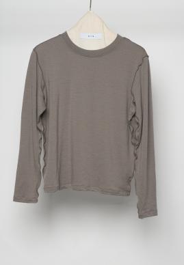 【WYTE】ウールジャージーΣラインバーティカルL/S T/12-40310