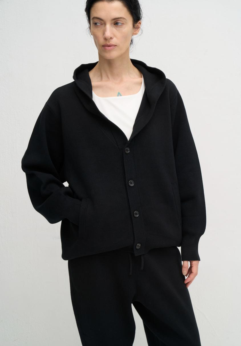 【WYTE】Ω/コットンジャガードVネックカーディガン/13-30120