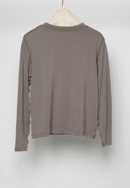 【WYTE】ウールジャージーΣラインバーティカルL/S T/12-40310
