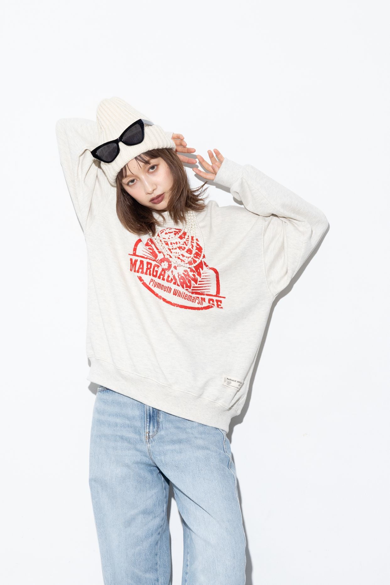 【MARGAUX VINTAGE】ロゴスウェット/MG CT-26123-A