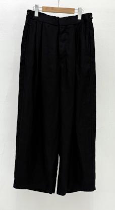 【WYTE】クラフトリネンアーティザナルワイドトラウザーズ/11-11960