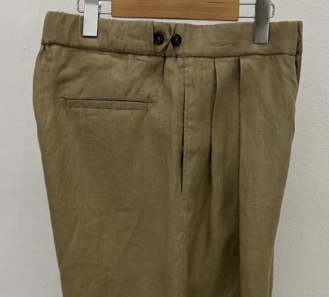 【WYTE】クラフトリネンアーティザナルワイドトラウザーズ/11-11960