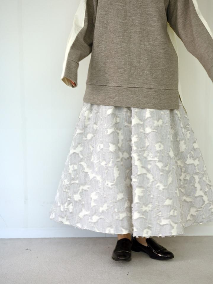 【HERENCIA】Textureフレアスカート/H725308