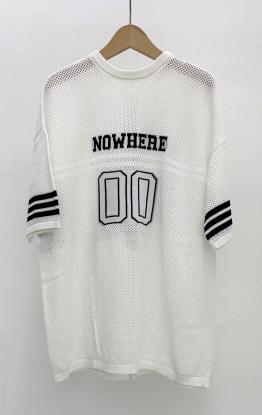 【WYTE】コットンメッシュデュアルフットボールカーディガン/11-30210