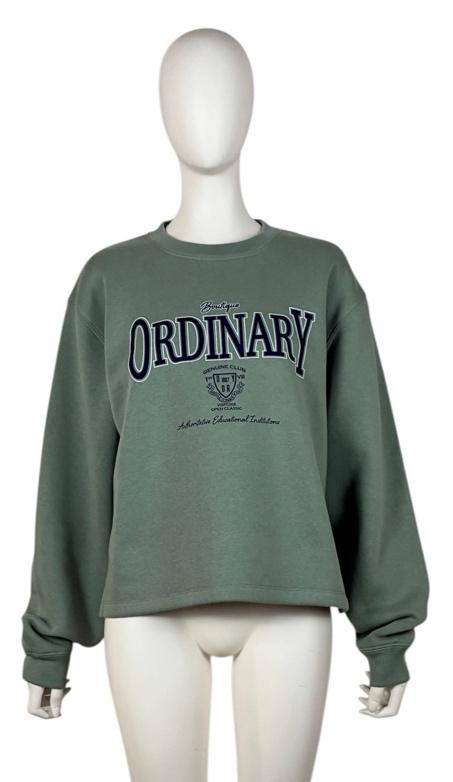 【Ordinary】カレッジプリントスウェットシャツ/BO26-723T