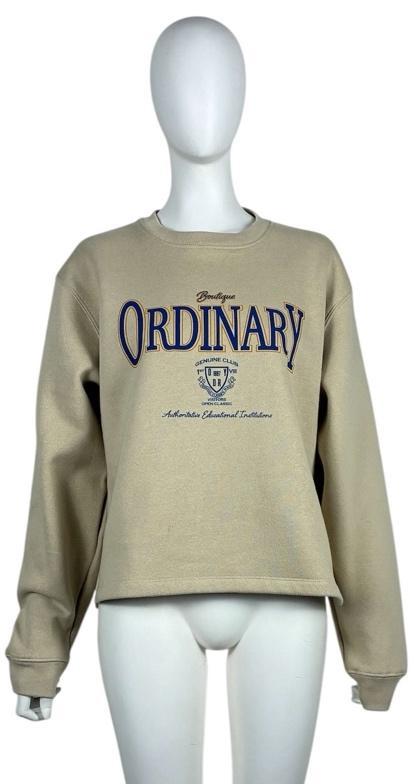 【Ordinary】カレッジプリントスウェットシャツ/BO26-723T