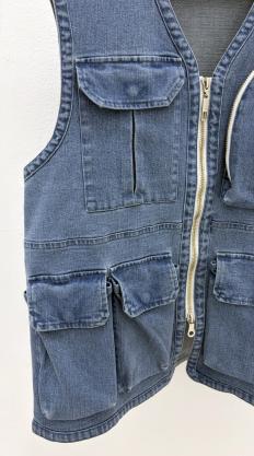 【WYTE】ハイブリットデニムフィッシングベスト/11-12330