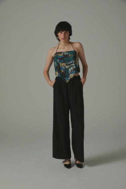 【ANGELINA】チェックプリントホルターベスト/26163-5071WC