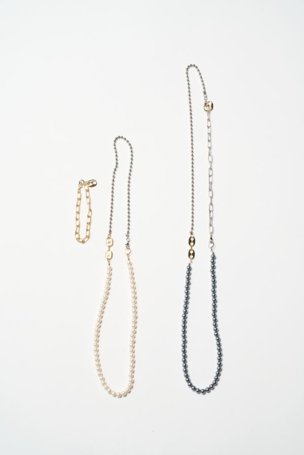 【ROSIER】3wayチェーン&パールネックレス/R3-90090