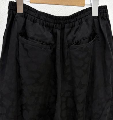 【WYTE】コントラストジャガードイージーワイドトラウザーズ/11-12560