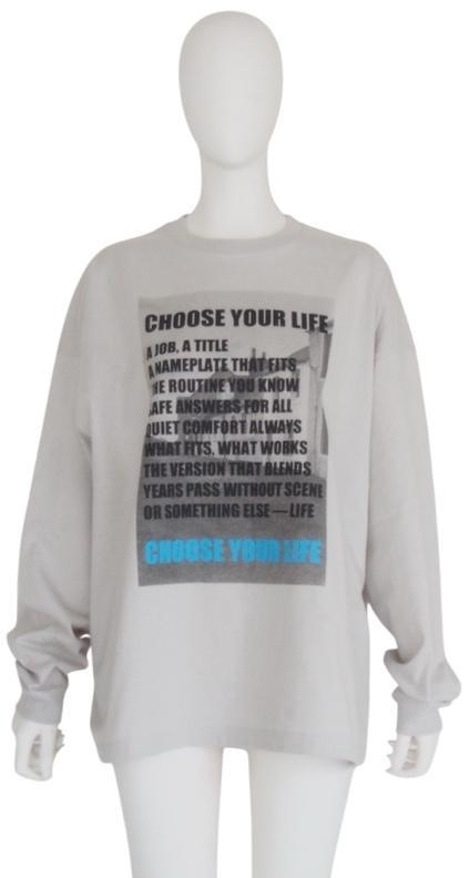 【Ordinary】"CHOOSE YOUR LIFE"LS T/BO26-631T