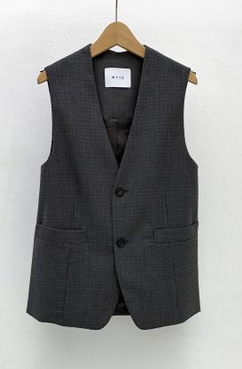 【WYTE】パンチドットボンディングジレ/11-12630