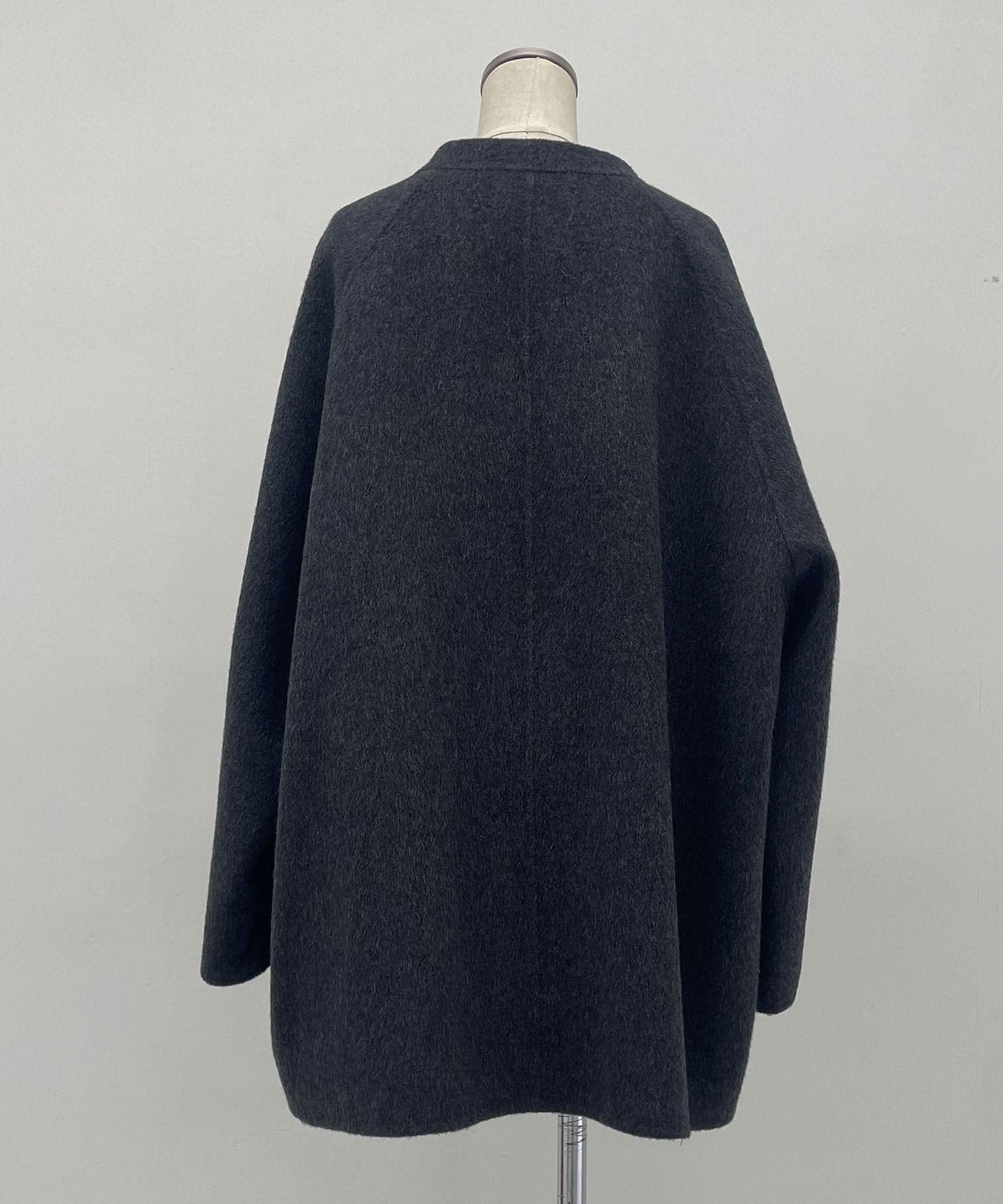 【HERENCIA】ストール付きウールコート/H125308