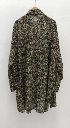 【WYTE】DEVEAUXプリントサイドベンツファティーグシャツ/11-12770