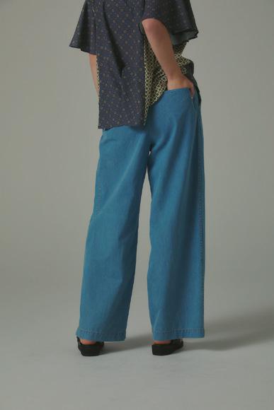 【ANGELINA】デニムギャザーパンツ/26163-9082P