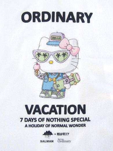【Ordinary】Ordinaryミーツスリーアーティストコラボレーションズ キティTシャツ/BO26-539T