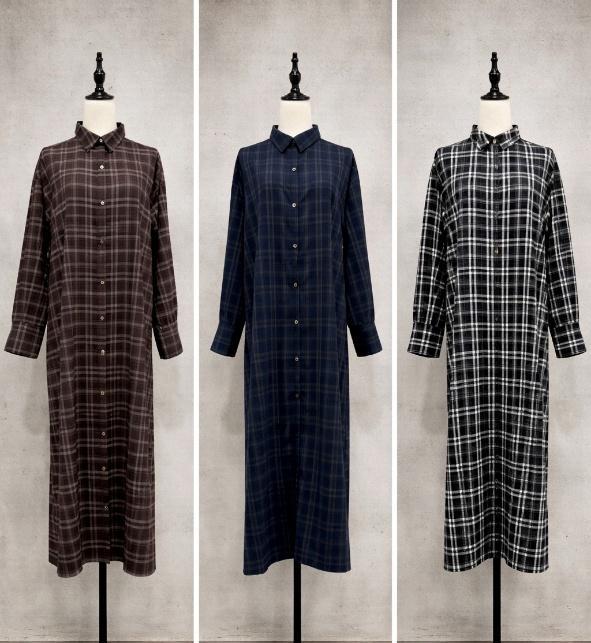 【siro de labonte】ロングシャツワンピース/R643306