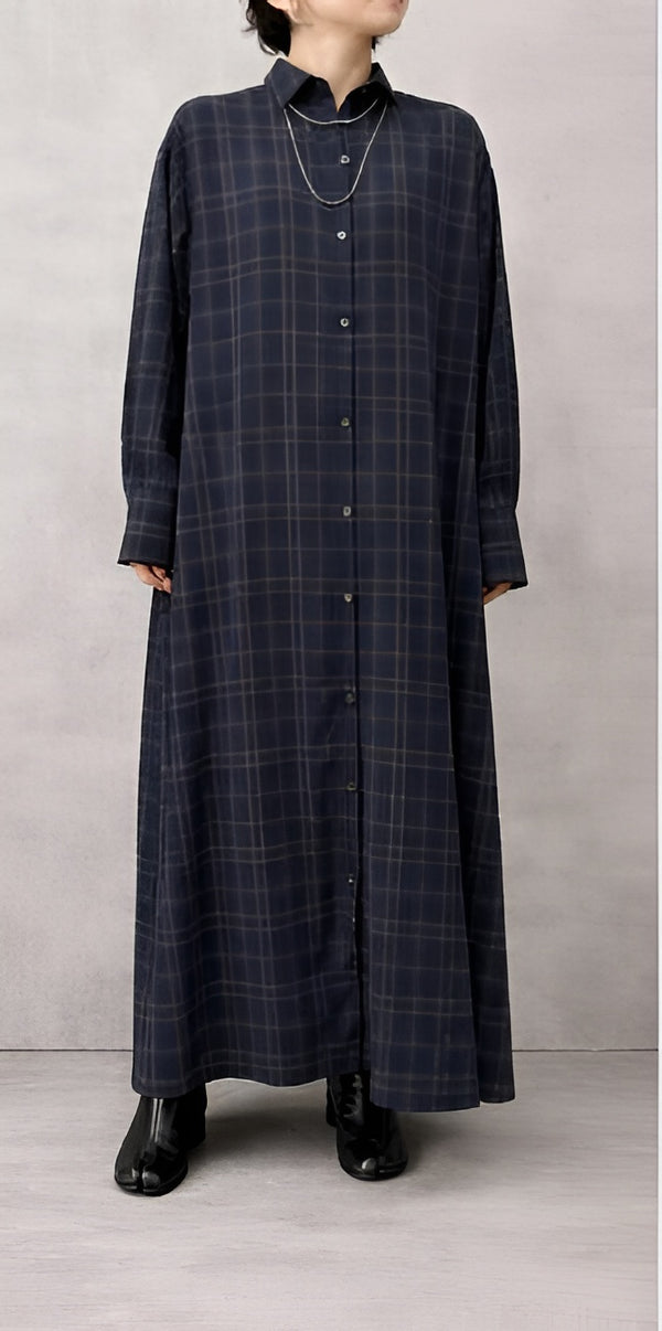 【siro de labonte】ロングシャツワンピース/R643306