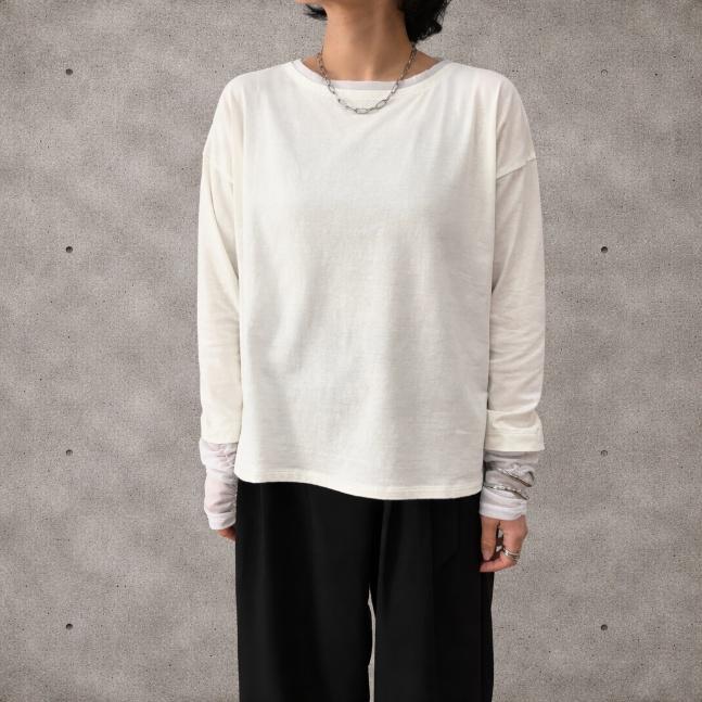 【siro de labonte】ドッキングL/S Tシャツ/R643206