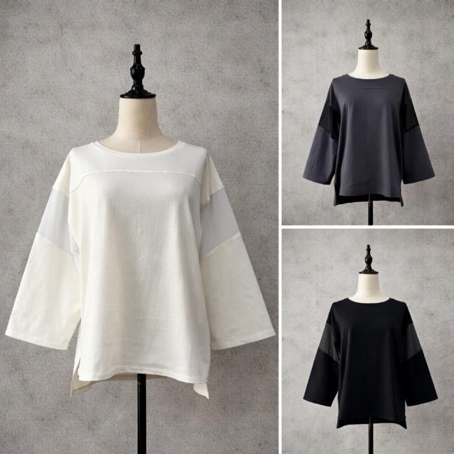 【siro de labonte】ドッキングフットボールTシャツ/R643207