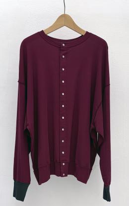 【WYTE】ウェアラブルフロント＆バックスウェットカーディガン/11-40420