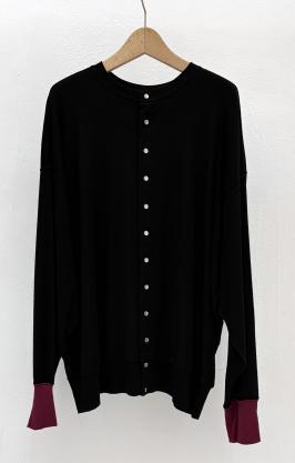 【WYTE】ウェアラブルフロント＆バックスウェットカーディガン/11-40420