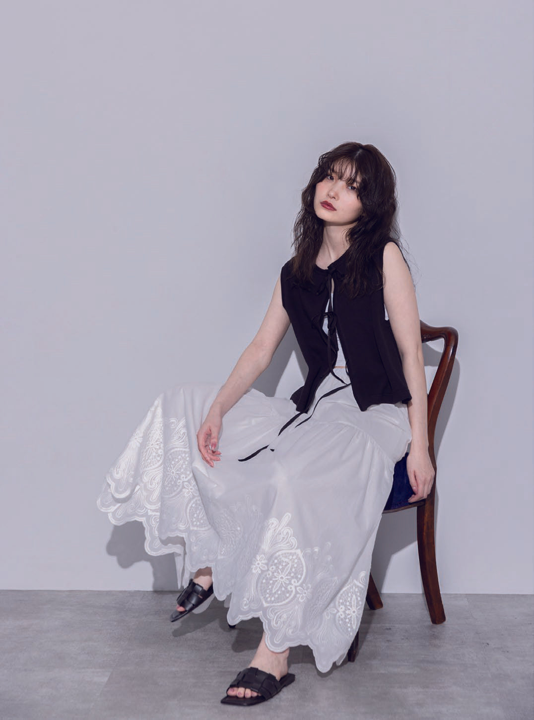 【MARGAUX VINTAGE】コットンレーススカート/MG SK-26049-S