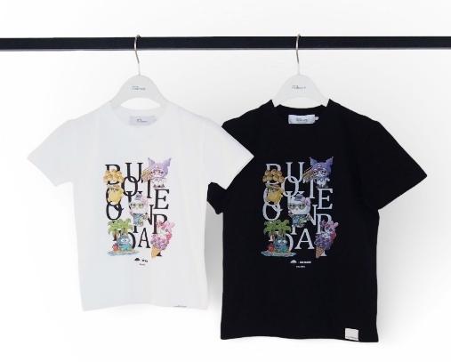 【Ordinary】Ordinaryミーツスリーアーティストコラボレーションズ ランダムタイポTシャツキッズ/BO26-542T