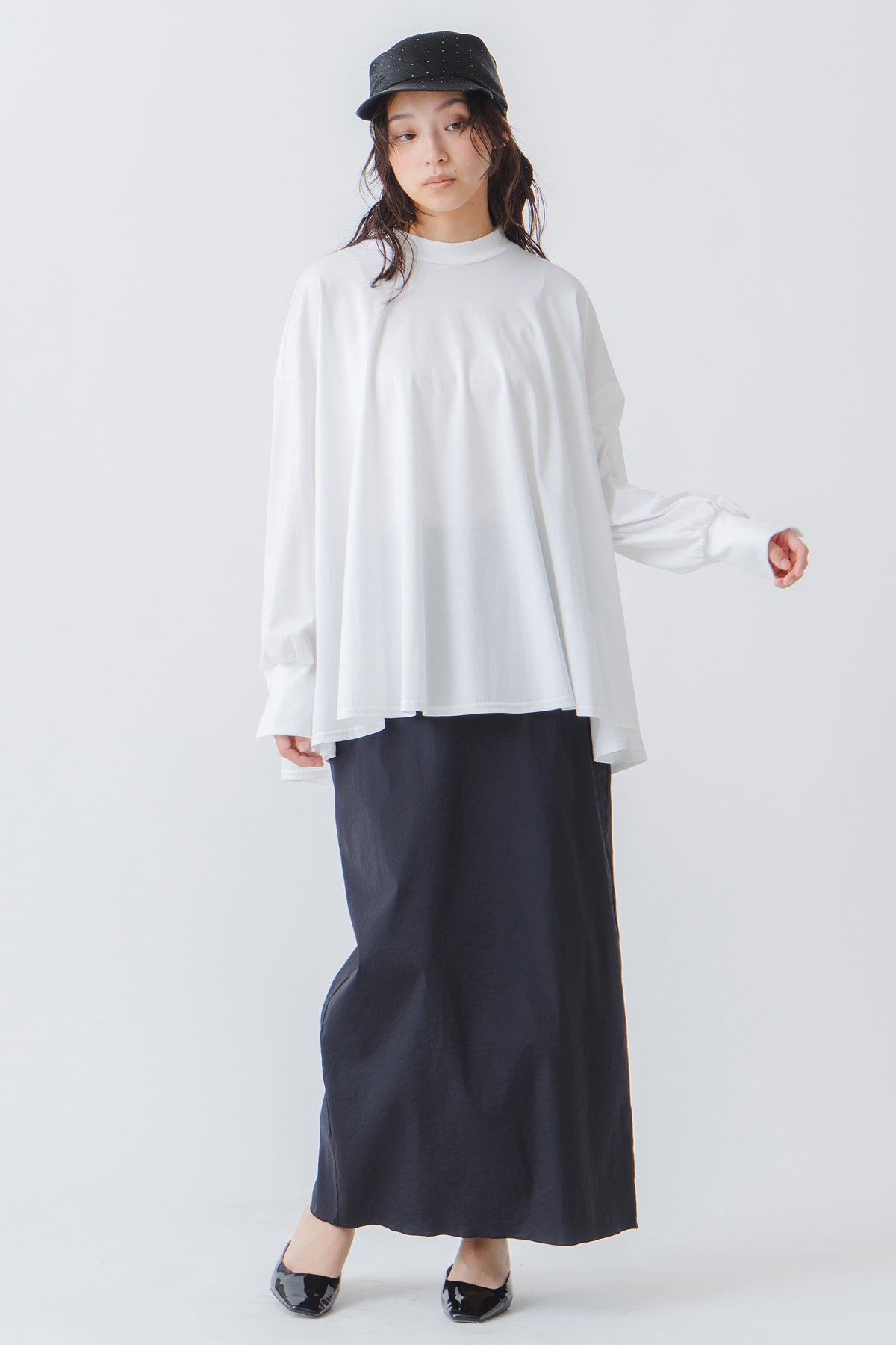 【WHYTO.】AラインフレアT/WHT26HCS4009