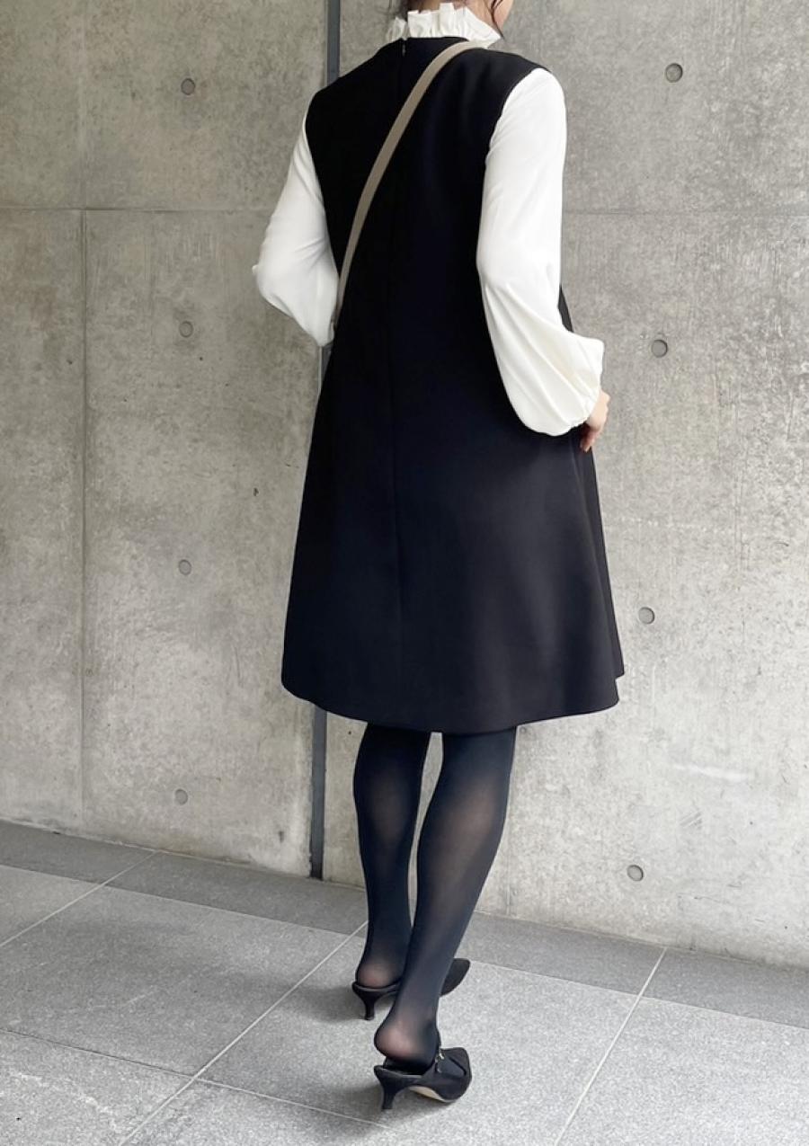 【anana】ジョーゼットフリルリボンブラウス/a52-049