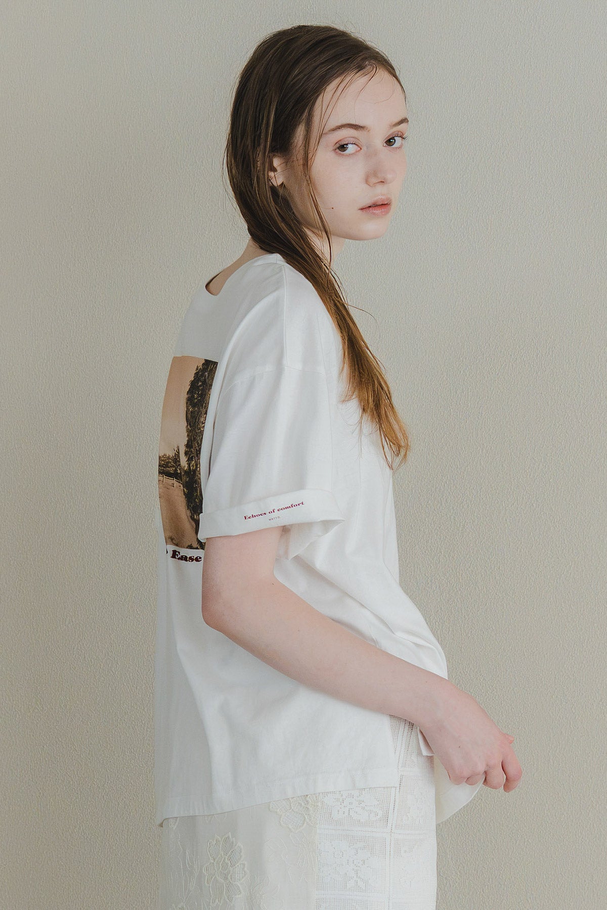 【WHYTO.】2wayプリントT "ranch"/WHT27HCS4035