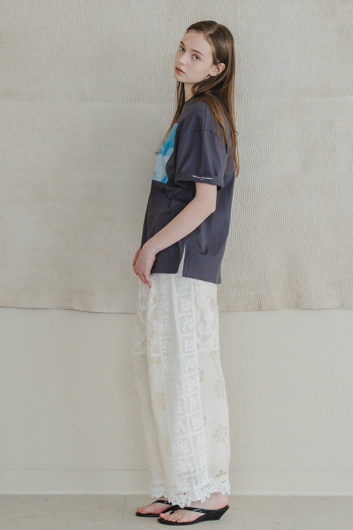 【WHYTO.】2wayプリントT"sheep"/WHT27HCS4025